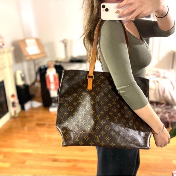 Auth Louis Vuitton Cabas Mezzo shoulder tote bag - Picture 9 of 16